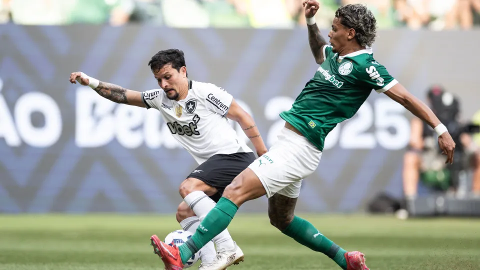 Empate sem gols marca duelo entre Palmeiras e Botafogo no Brasileirão