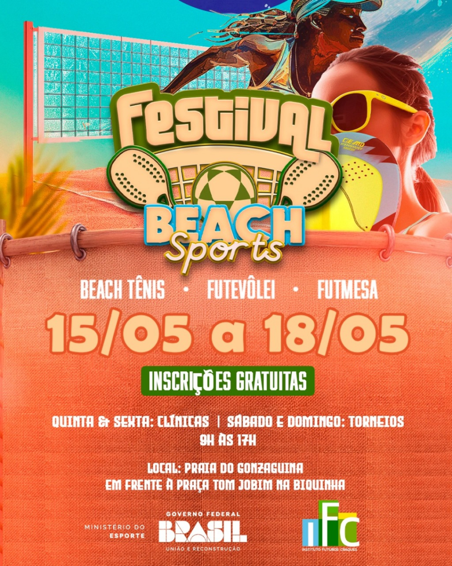 Festival de Beach Sports movimenta o litoral com quatro dias de esporte e bem-estar